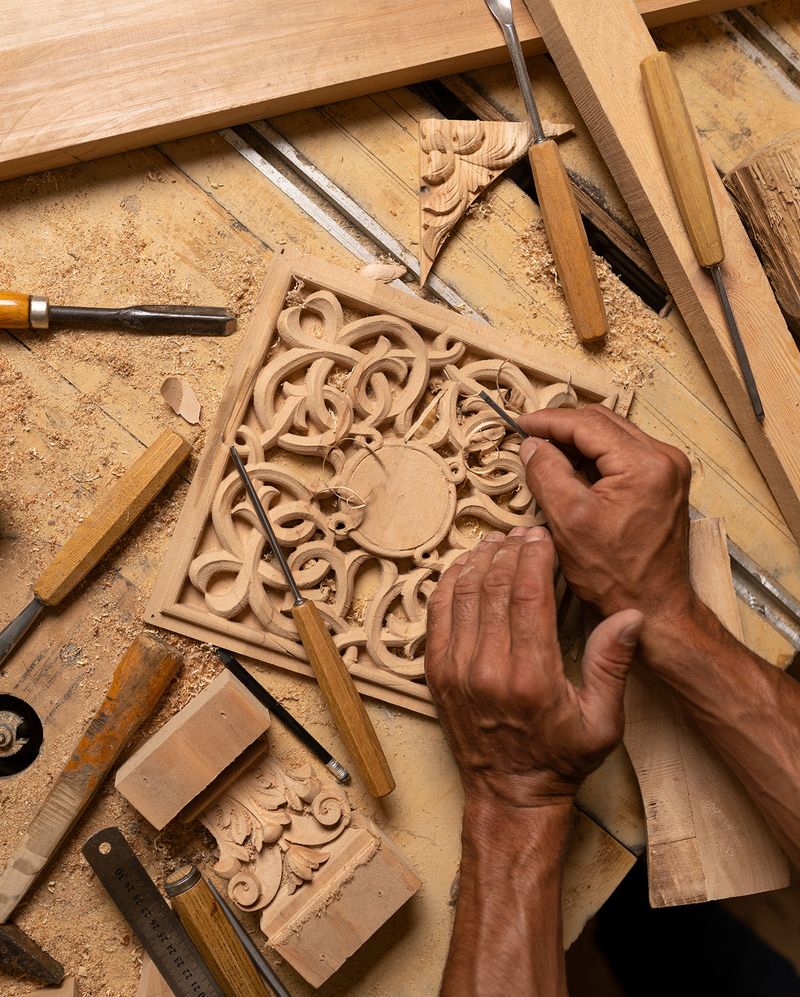 Intricate carvings