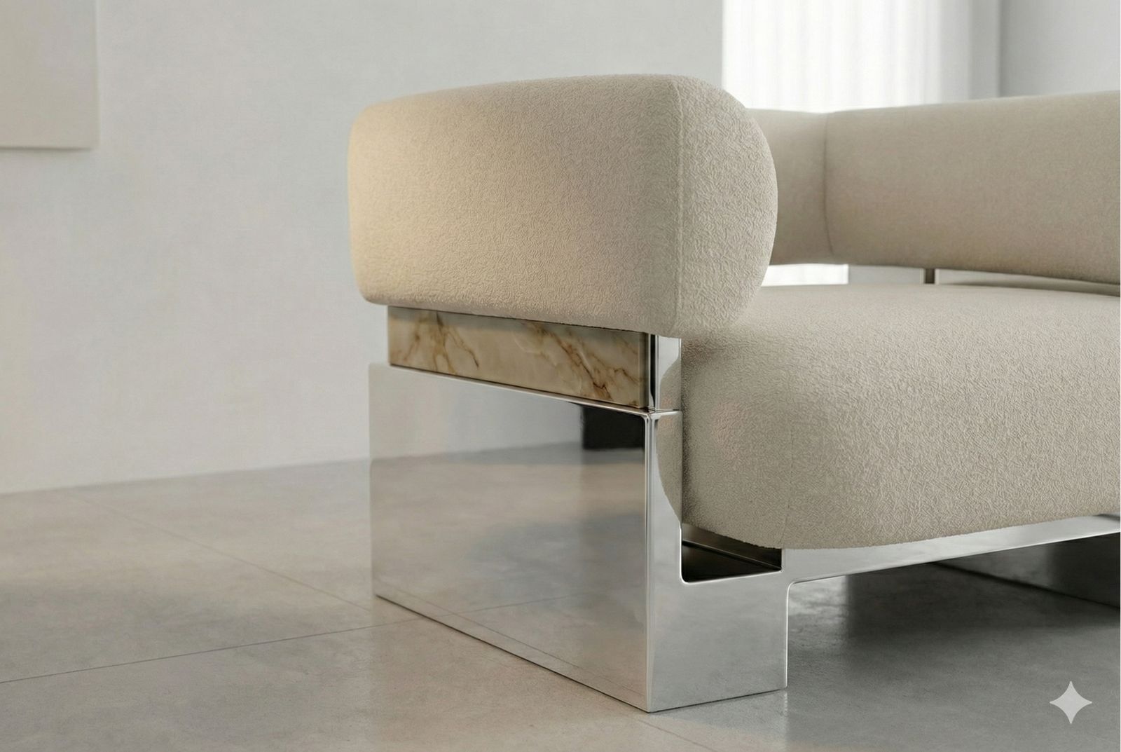 The Aurello Luxe Armchair, view 5