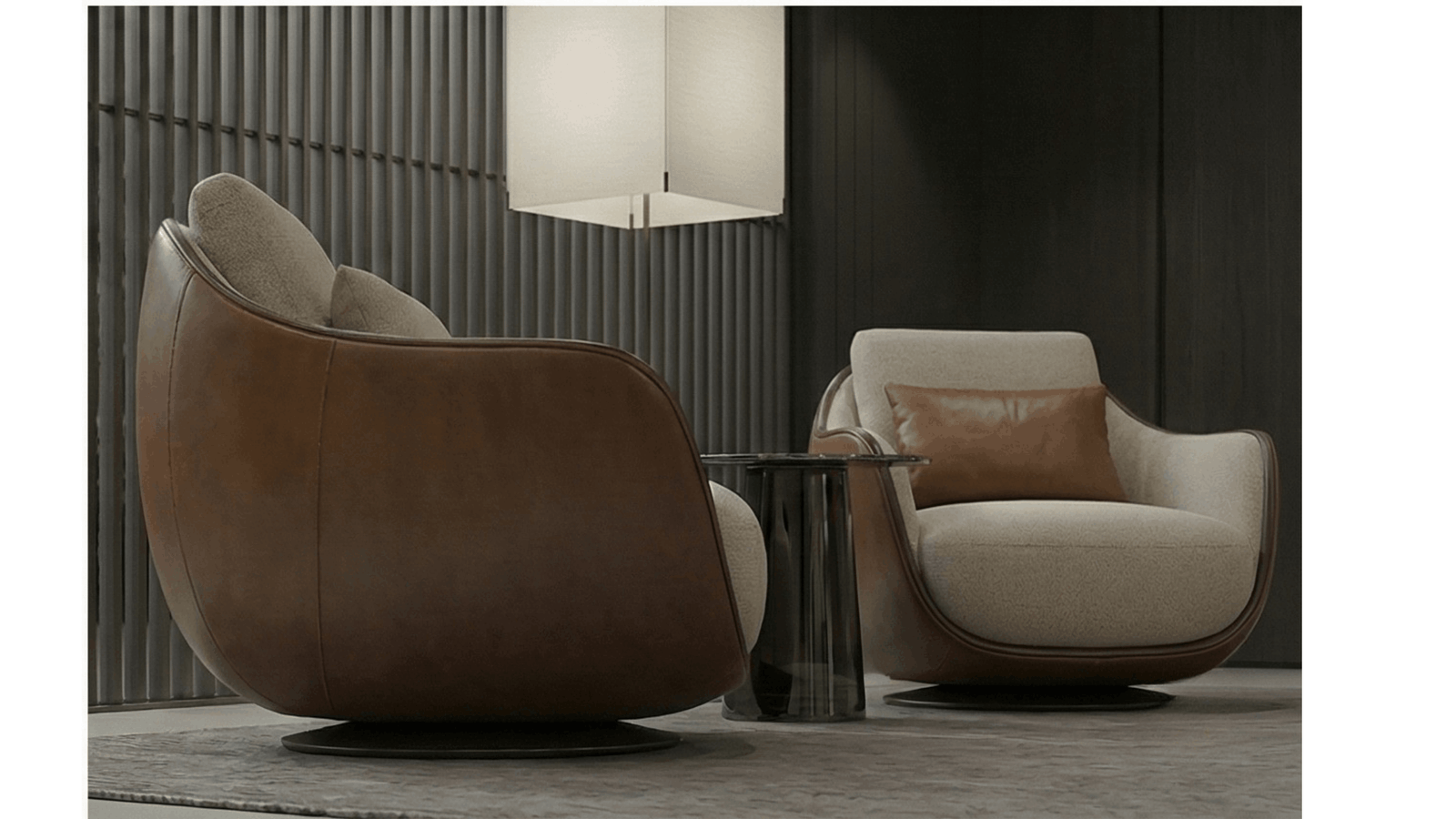 The Coppia Avvolta Lounge Chair, view 4