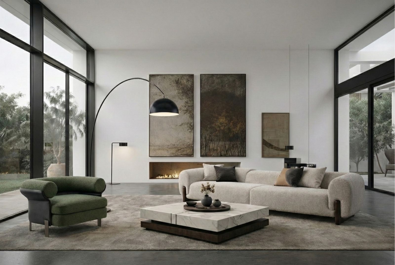 The Obsidian Arco Lounge Chair, view 4