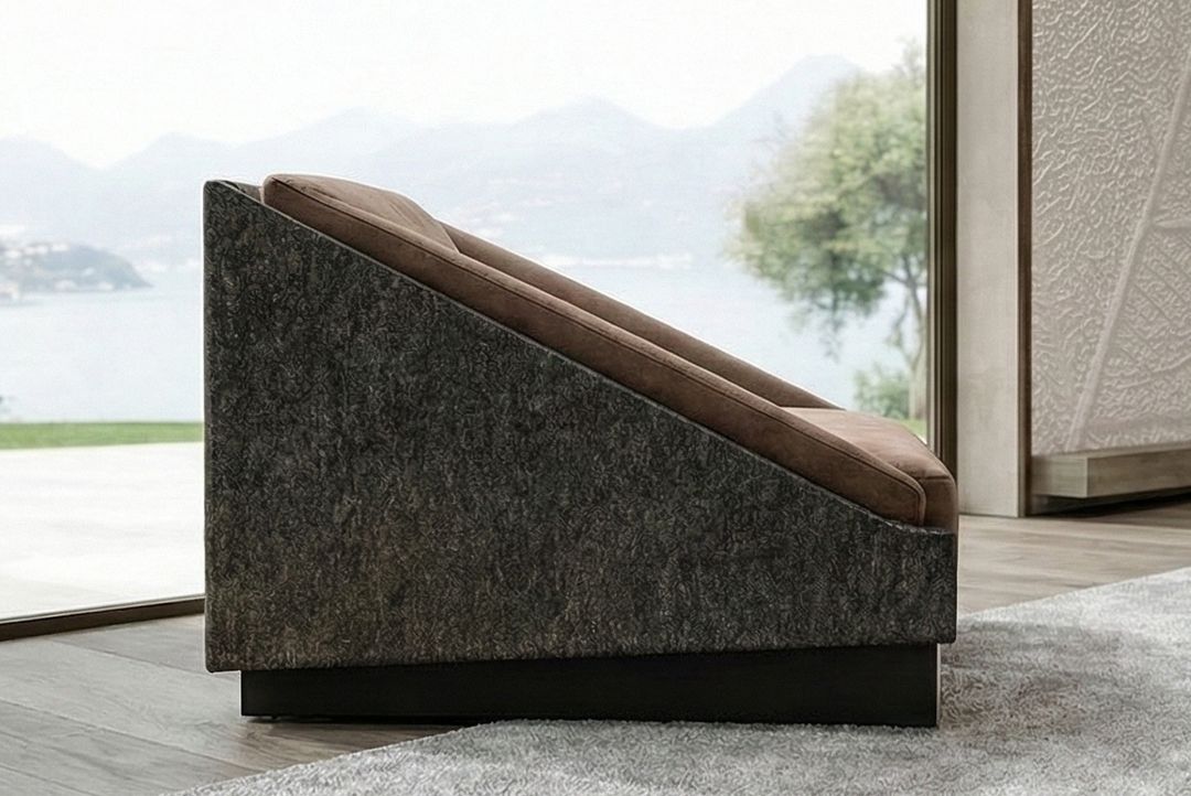 The Slate Arcadia Lounger, view 4