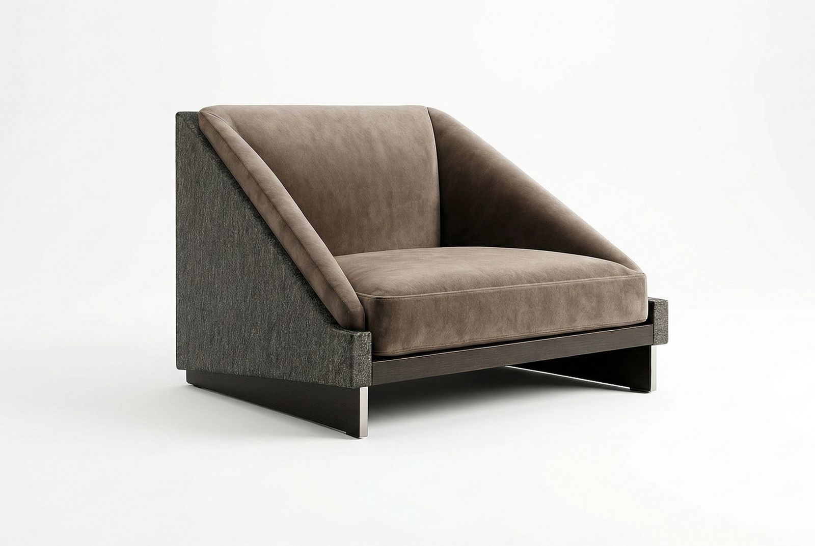 The Slate Arcadia Lounger, view 2