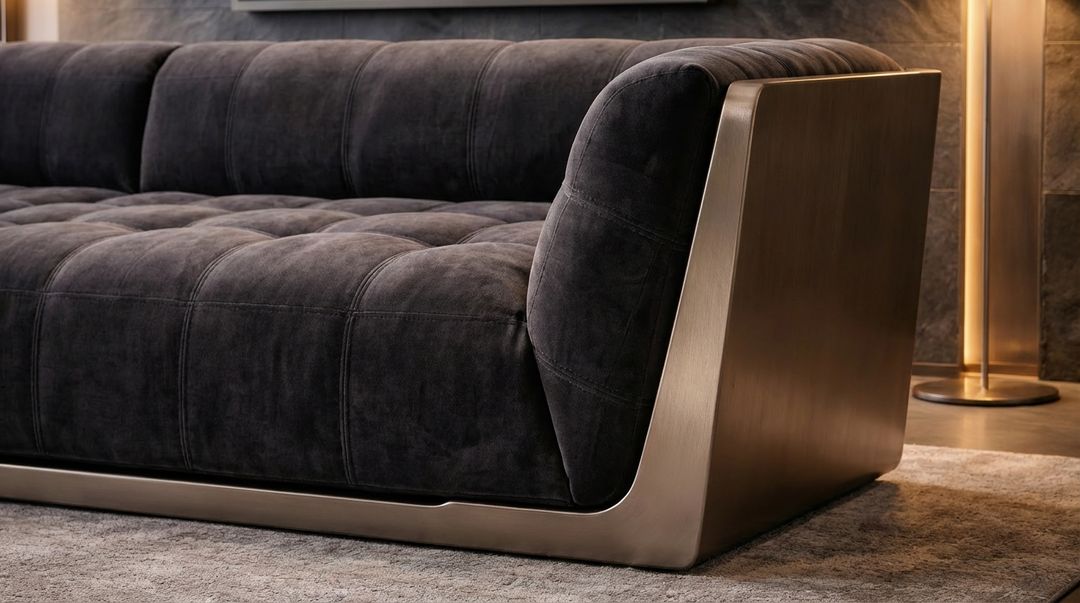 The Firenze Noir Sofa, view 3