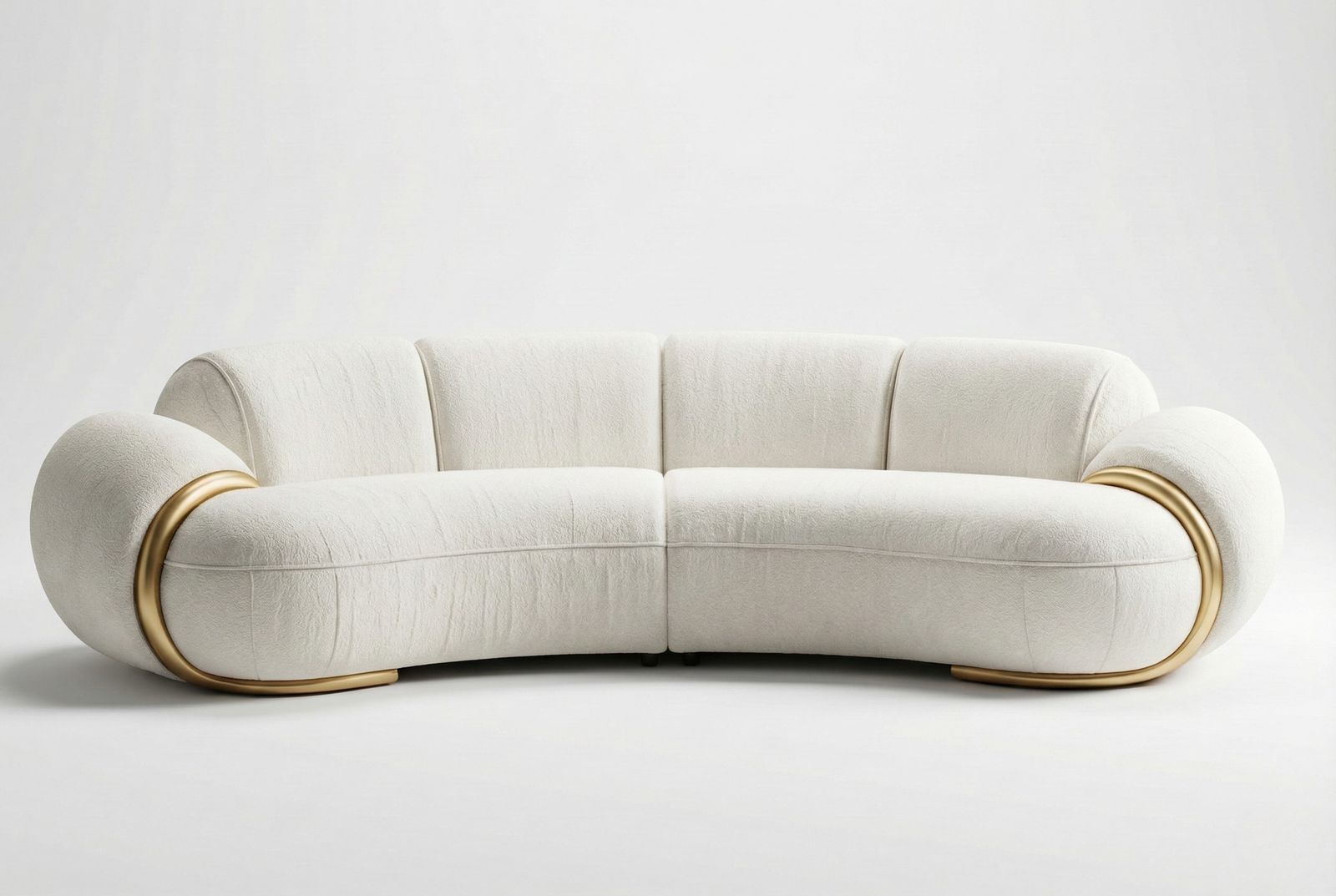 The Luna Curve Sofa, view 2
